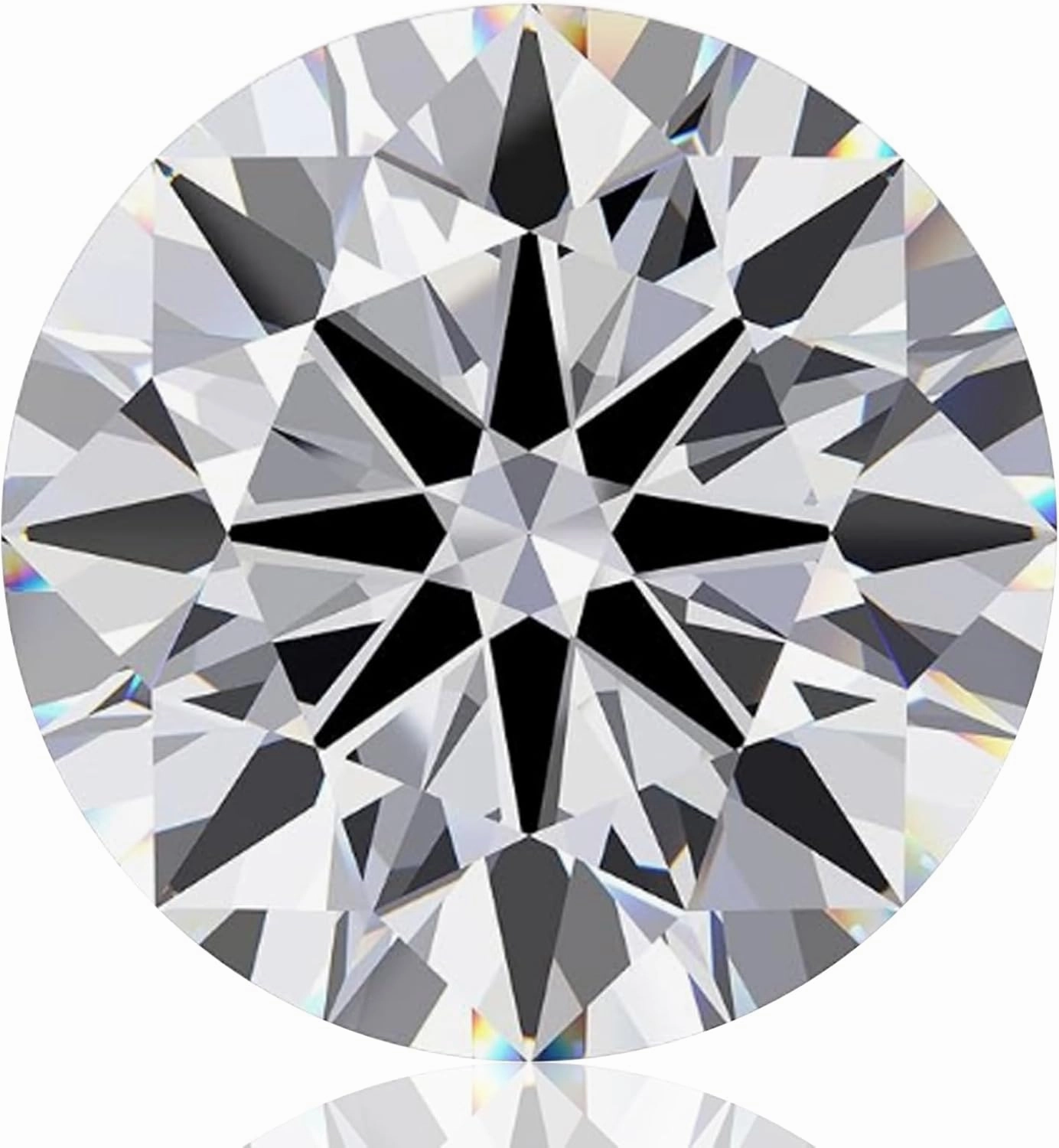 0.3-10 Carat Moissanite Loose Stone D Color VVS1 Clarity Round Brilliant Cut Diamond Gemstone for Jewelry Making with GRA Certificate