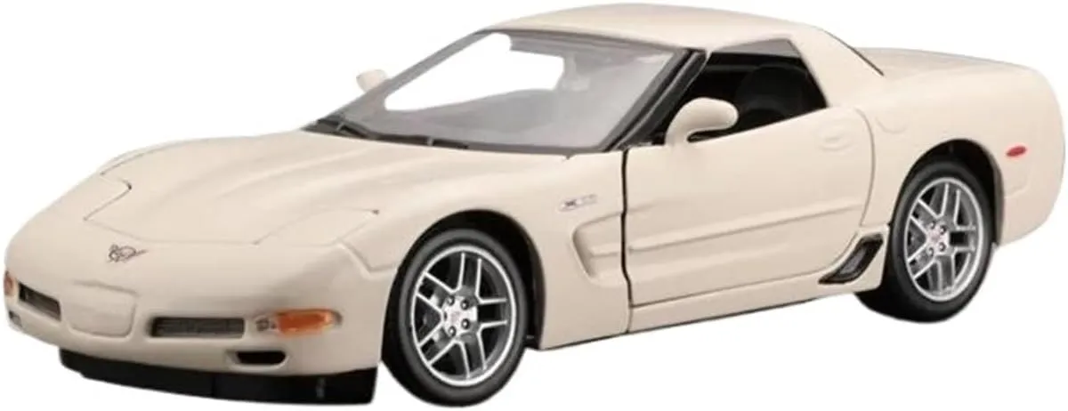 1 24 for Chevrolet Corvette Z06 Alloy Car Diecast Toy Vehicles Car Model Miniature Scale Model Car Collectible Toys Simulation Vehicle Playset