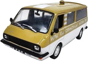 1 43 for Latvian Van RAF 2203 Alloy Diecast Miniature Car Model Simulation Classic Souvenir Display Motor Vehicles Toys