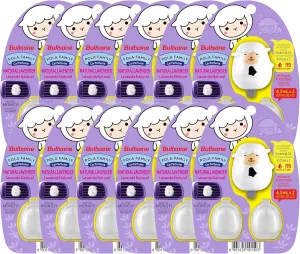 12 Pack Bullsone Pola Family Natural Car Air Freshener, Luxury Car Perfume, Vent Clip Type, Lavender Scent