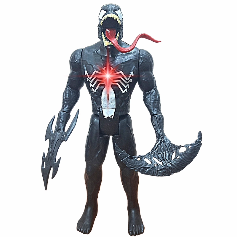 12 Inch Venom Action Figure with Music & Light (3 Years till Grown Ups)