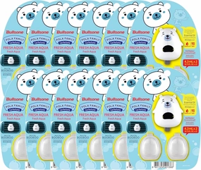 12 Pack Bullsone Pola Family Natural Car Air Freshener, Luxury Car Perfume, Vent Clip Type_Fresh Aqua Scent
