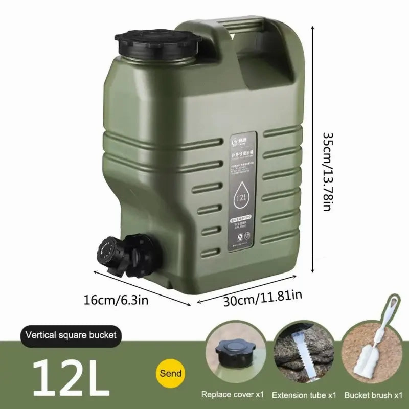 12L Portable Camping Water Container