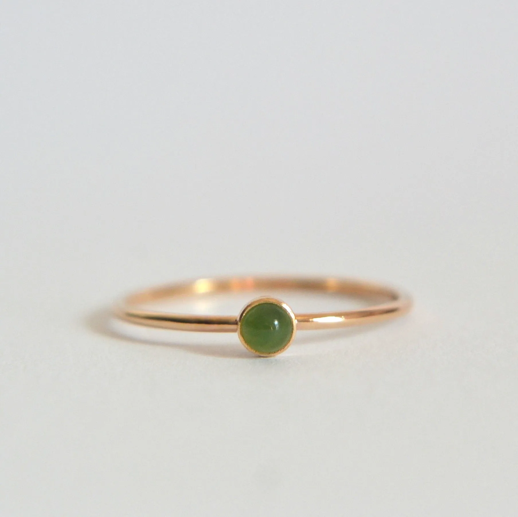 14k Jade Ring