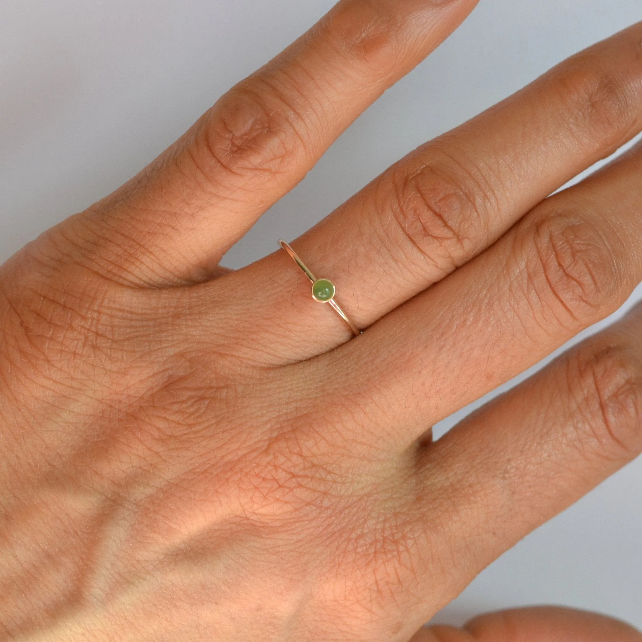 14k Jade Ring