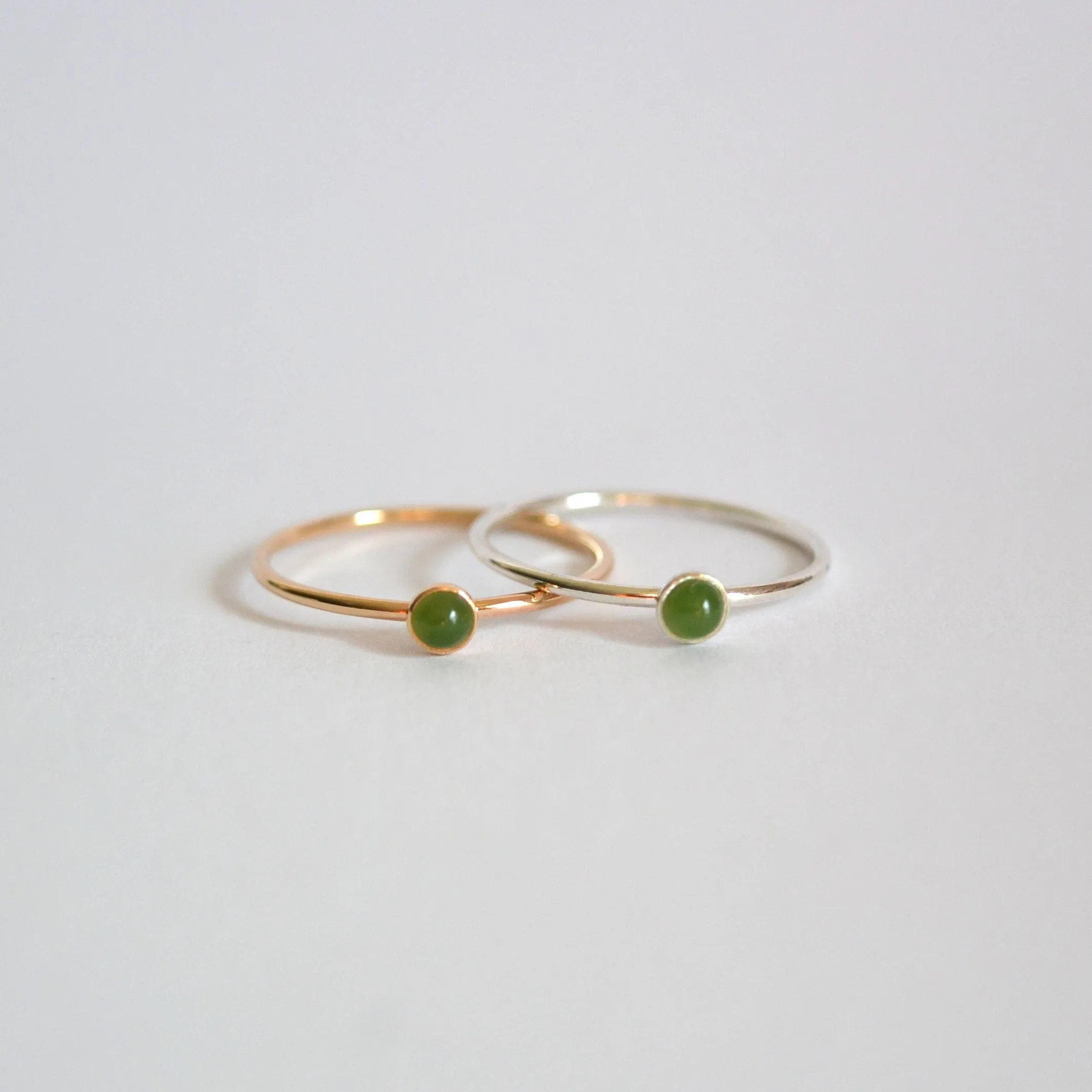 14k Jade Ring