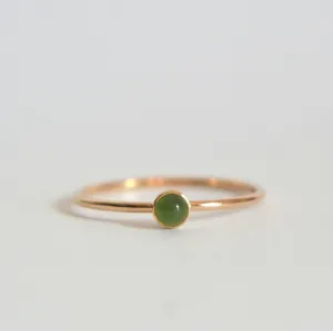 14k Jade Ring