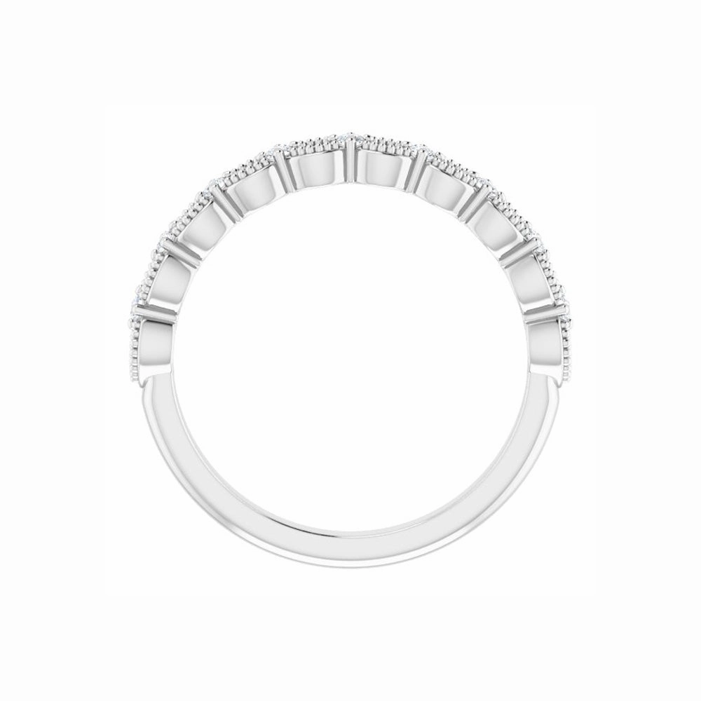 14k Gold Natural Diamond Anniversary Band