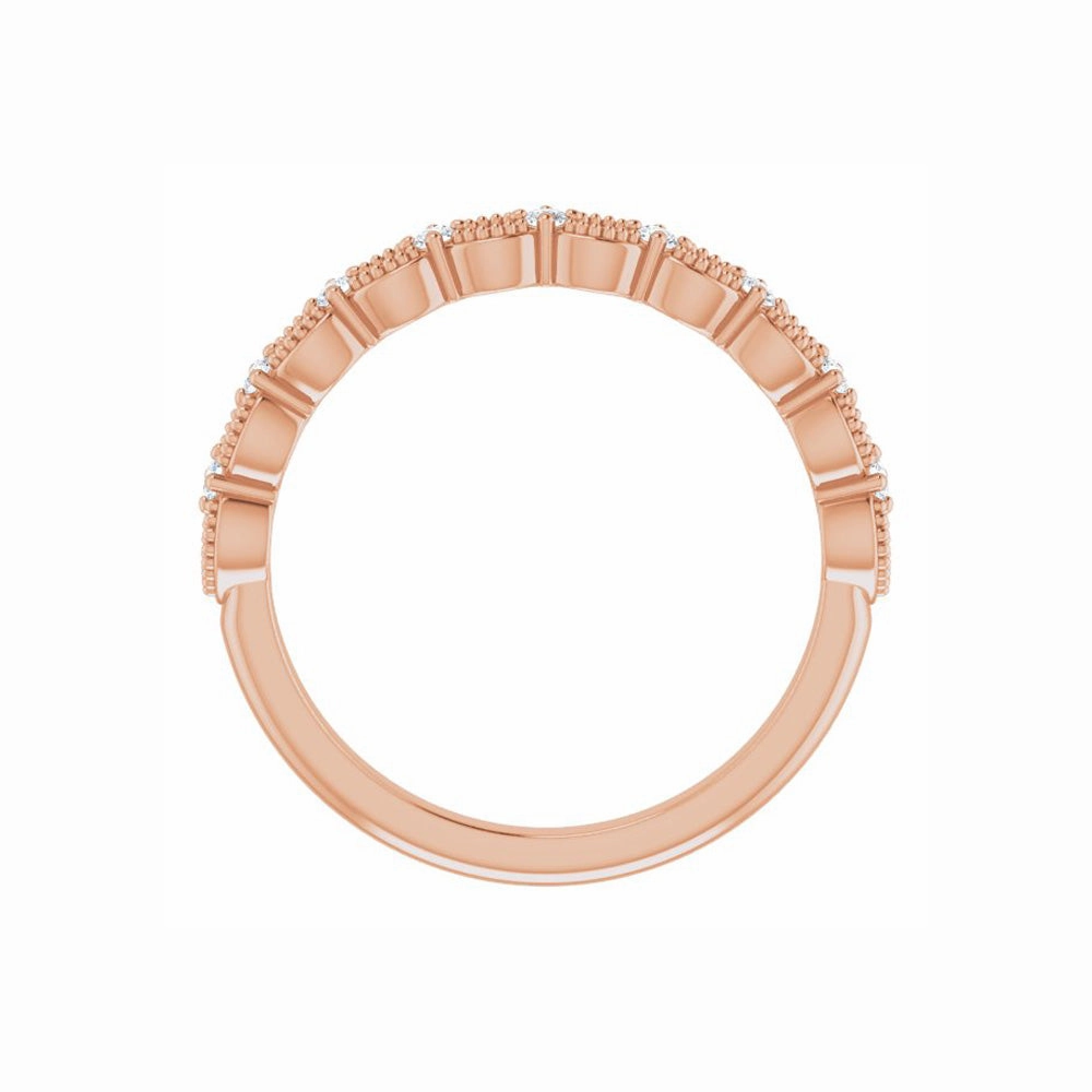 14k Gold Natural Diamond Anniversary Band