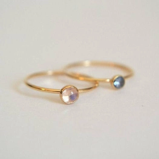 14k Moon & Aqua Set