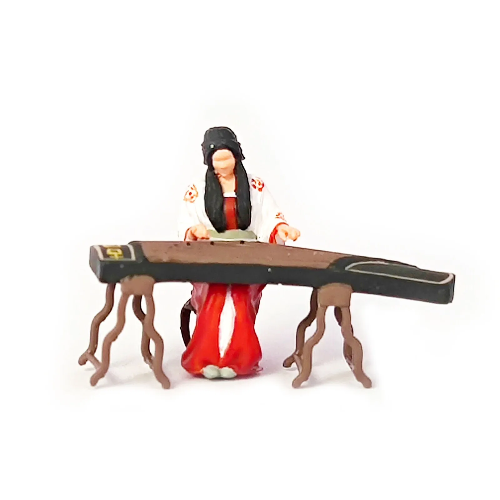 1:64 Painted Figure Mini Model Miniature Resin Diorama Chinese musical Girl Lady