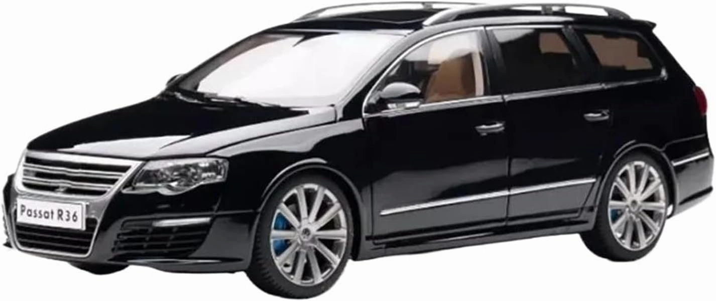 1:18 for Variant Passat R36 Diecast Metal Car Model Home Decoration Metal Ornaments Mini Simulation Toys(Black)