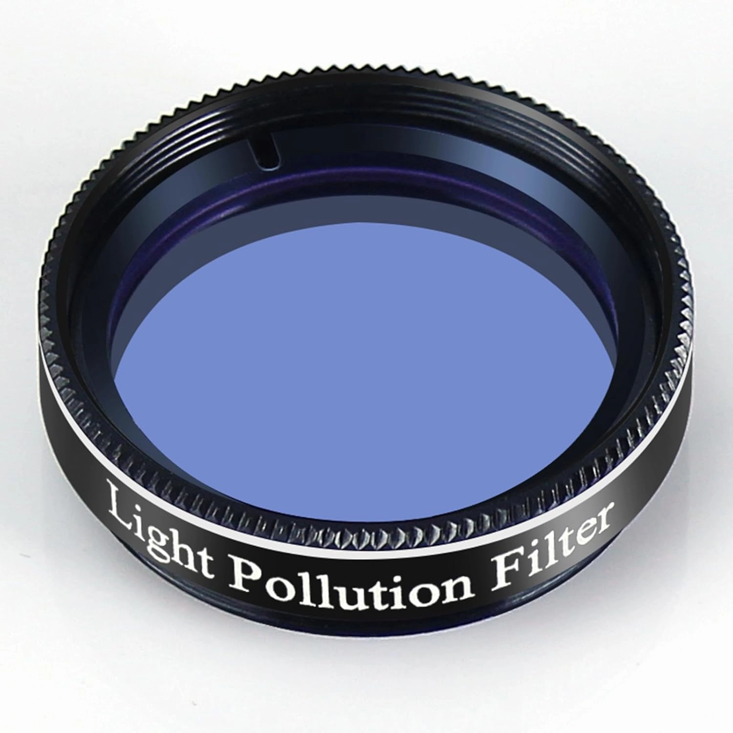 1.25 Inch Light Pollution Filter for Telescope Perfect for Deep Sky Visual Astronomical Photography Metal Frame Optical Glass