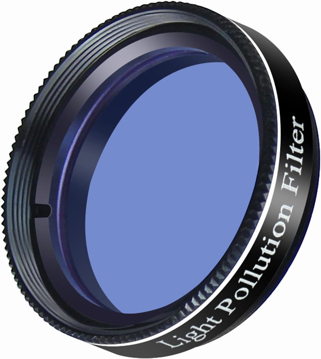 1.25 Inch Light Pollution Filter for Telescope Perfect for Deep Sky Visual Astronomical Photography Metal Frame Optical Glass