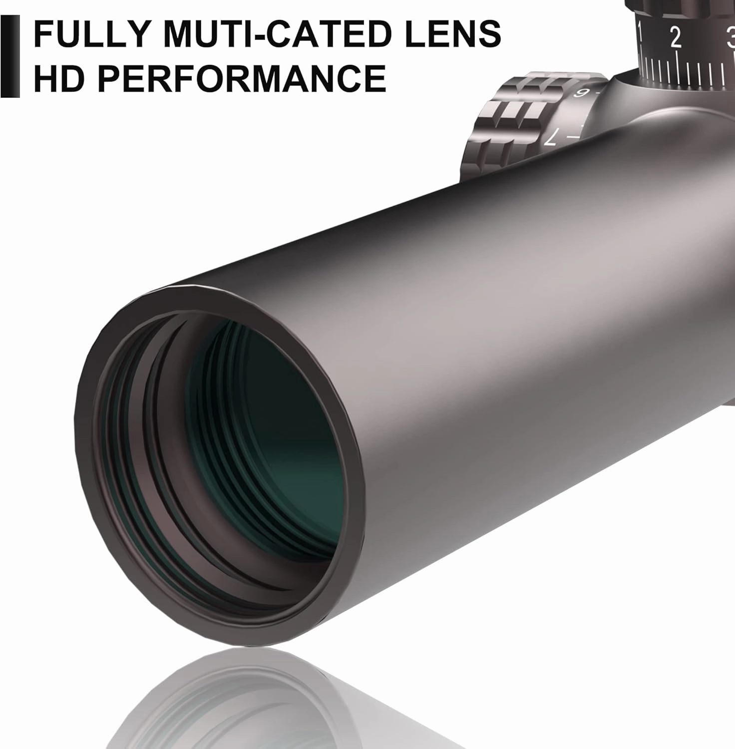 1-6x24 30mm Tube Second Focal Plane Riflescope Illuminated Red & Green MIL Reticle LPVO Rifle Scope Zero Reset Turret Lock w/Weaver Scope Rings for Tactical Competition Hunting