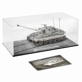 1/72 Scale Military Tank Model Finished Alloy Metal Die cast with Plastic Tank Model World War 2 Army Vehicl Tank Mini 1945 Tiger Model Gift Collection Ideal for Adult Men (Berlin 1945)