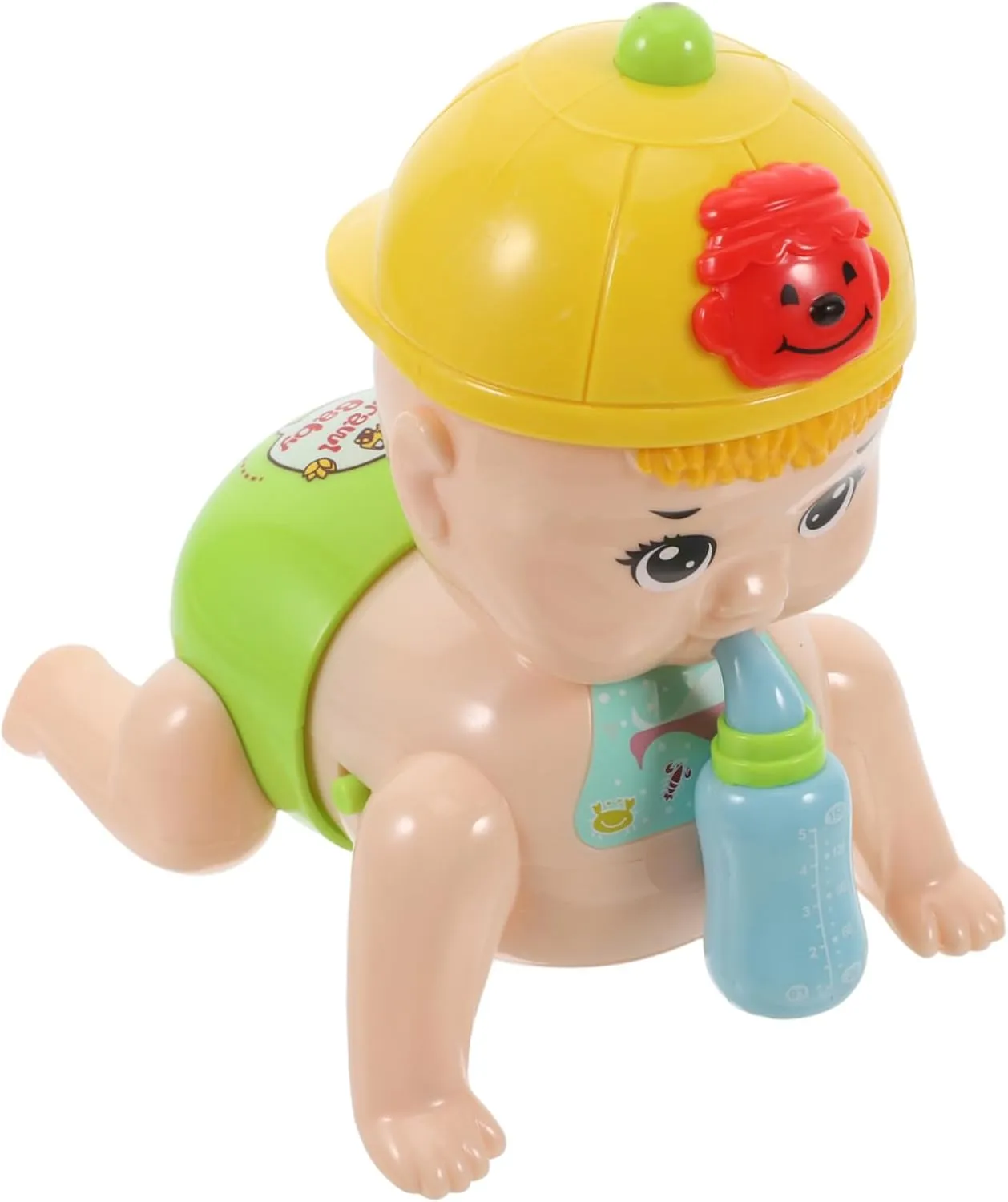 1Pc Crawling Doll with for Boy Girl and Fun Crawling Action Engaging Colors Battery Yellow