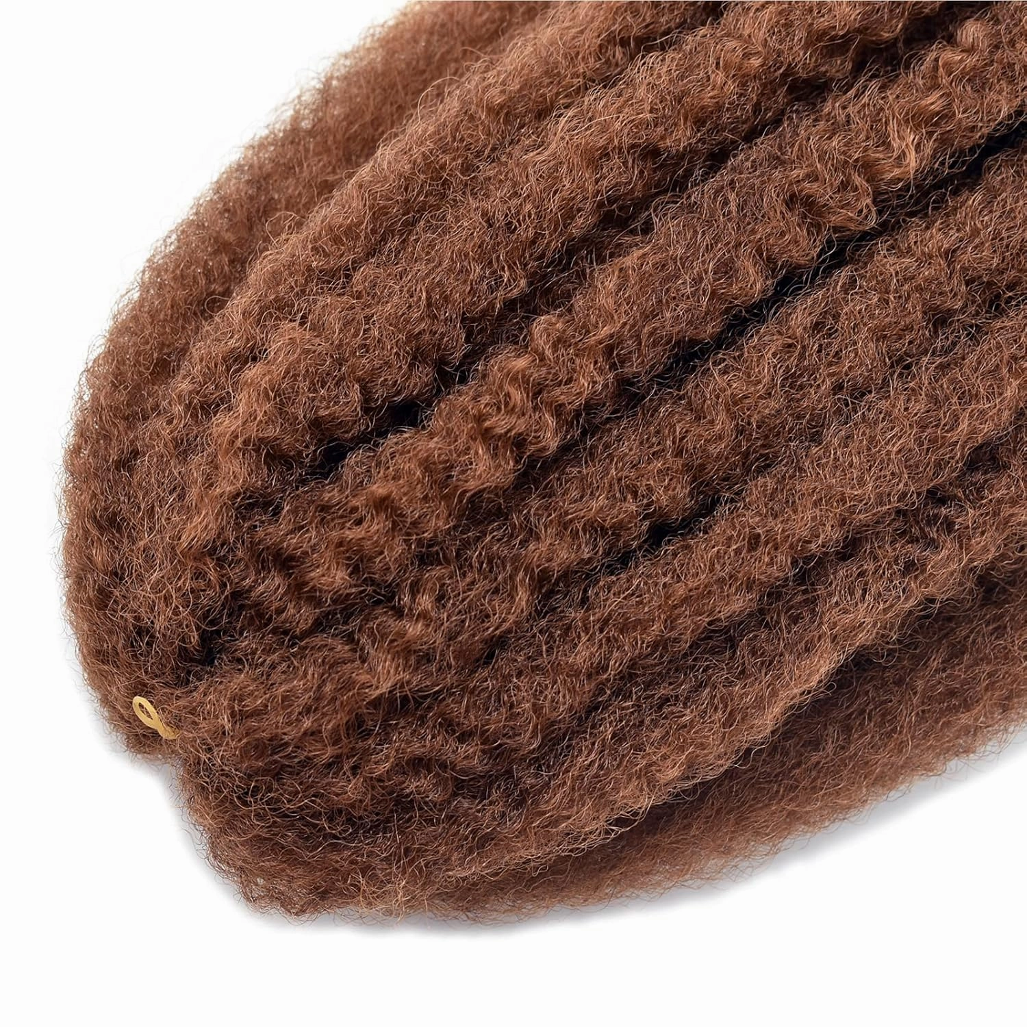 24 inch Marley Hair Marley Twist Braiding Hair for Faux Locs for Butterfly Locs Long Afro Kinky Cuban Twist Crochet hair for Black Woman brown (30#, 3Packs-24 Inch)