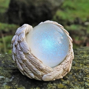 2" Pink, Lavender With Angel Wings Base