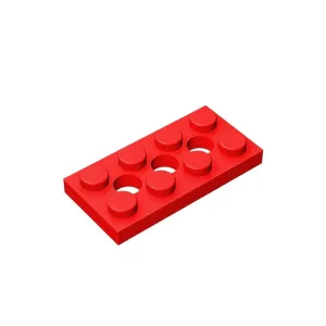 3709 Red | 32001 3709 3738 Plate 2X6 2X4 2X8 with Holes Bricks Ioys for Technical Buildings Blocks Ioys for Unisex Gift 43857 DIY Moc