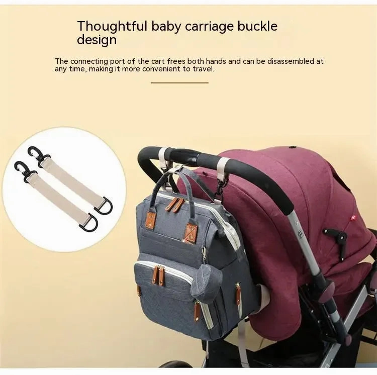 3-in-1 Diaper Backpack with Foldable Changing Pad