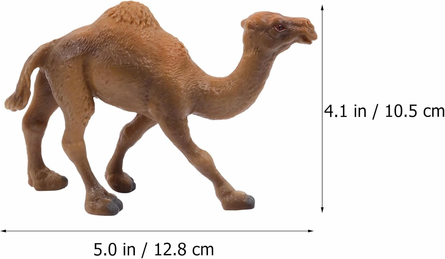 3 Pcs Realistic Camel Figurines - Educational Wildlife Stationary Adornment for Kids - Khaki Decor - Perfect for Play and Learning