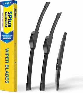 3 Wipers 26"/21"/12" Replacement For Acura MDX 2013 2012 2011 2010 2009 2008 2007, 26 Inch 21 Inch Windshield Wiper Blades with 12 Inch Rear Wiper Blade