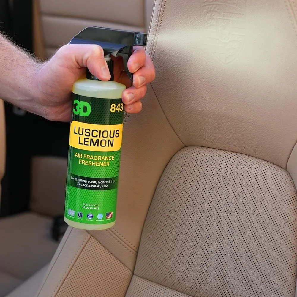 3D Car Air Freshener |16oz. | (Luscious Lemon Scent)