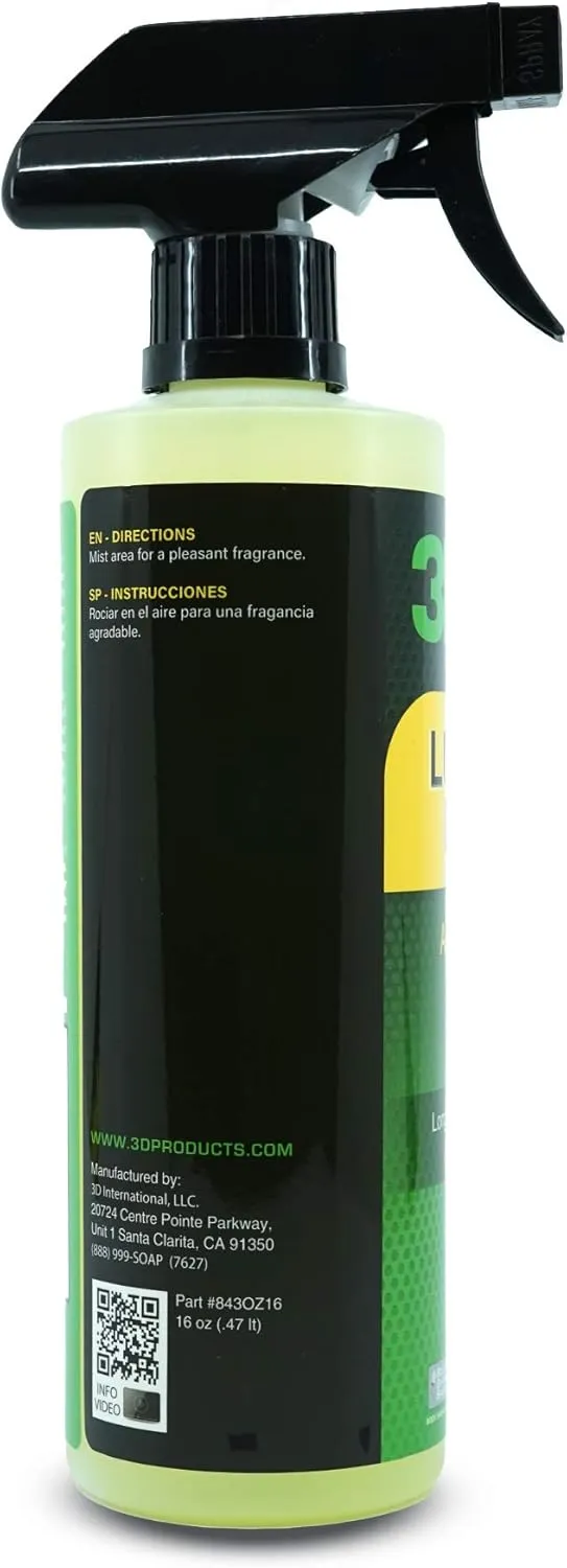 3D Car Air Freshener |16oz. | (Luscious Lemon Scent)