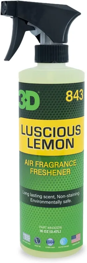 3D Car Air Freshener |16oz. | (Luscious Lemon Scent)