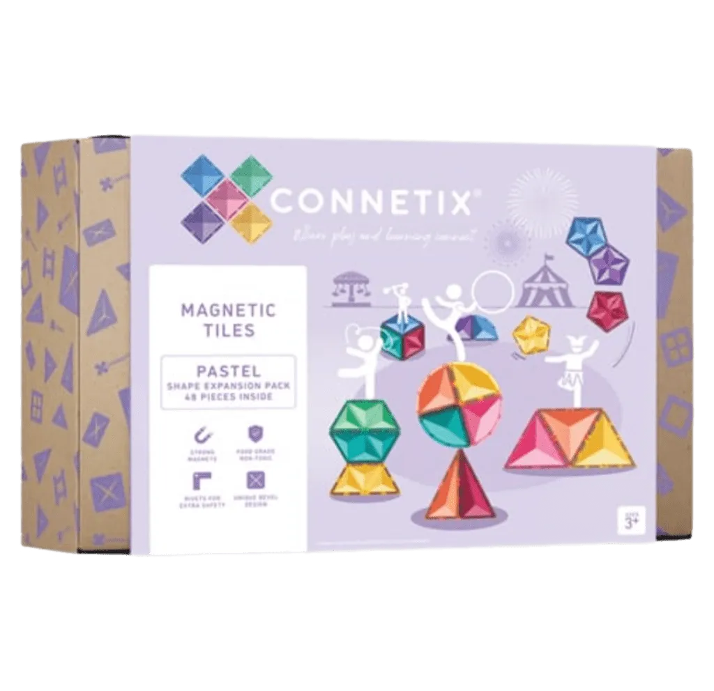 48 Piece Pastel Shape Expansion Pack
