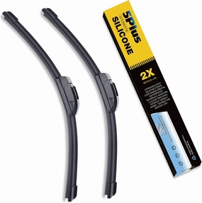 5 PLUS® Silicone 18 Inch Wiper Blades 2 Pack Replacement For FORD Ranger 2011-1999/CHEVY HHR 2011-2006/JEEP Commander 2010-2006/MAZDA MX-5 Miata 2015-1999, Silicone Windshield Wiper Blades For My Car