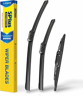 5 PLUS Windshield Wipers Replacement For 2013-2021 Buick Encore, 2015-2022 Chevrolet Trax Windshield Wipers, Original Equipment Automotive Replacement Windshield Wiper Blades 26" 14" 10"(3 Wipers)