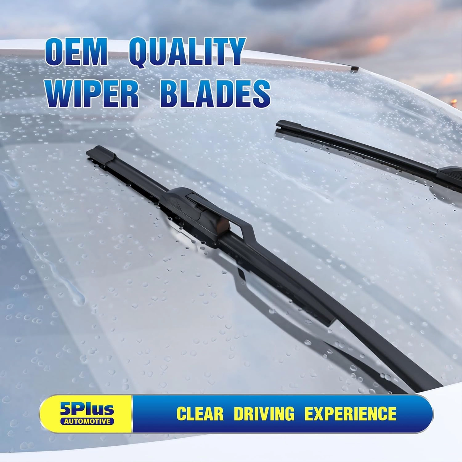 5 PLUS Windshield Wipers Replacement For 2013-2021 Buick Encore, 2015-2022 Chevrolet Trax Windshield Wipers, Original Equipment Automotive Replacement Windshield Wiper Blades 26" 14" 10"(3 Wipers)