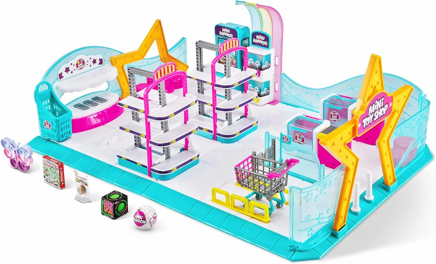 5 Surprise Toy Mini Brands - Mini Toy Shop Playset by ZURU (Series 2) Exclusive and Mystery Collectibles