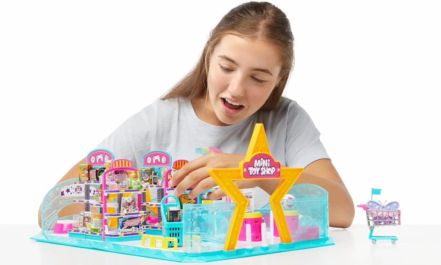 5 Surprise Toy Mini Brands - Mini Toy Shop Playset by ZURU (Series 2) Exclusive and Mystery Collectibles