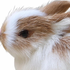 5X Realistic Furry Toy Mini Model for Home Decoration Easter Decorations