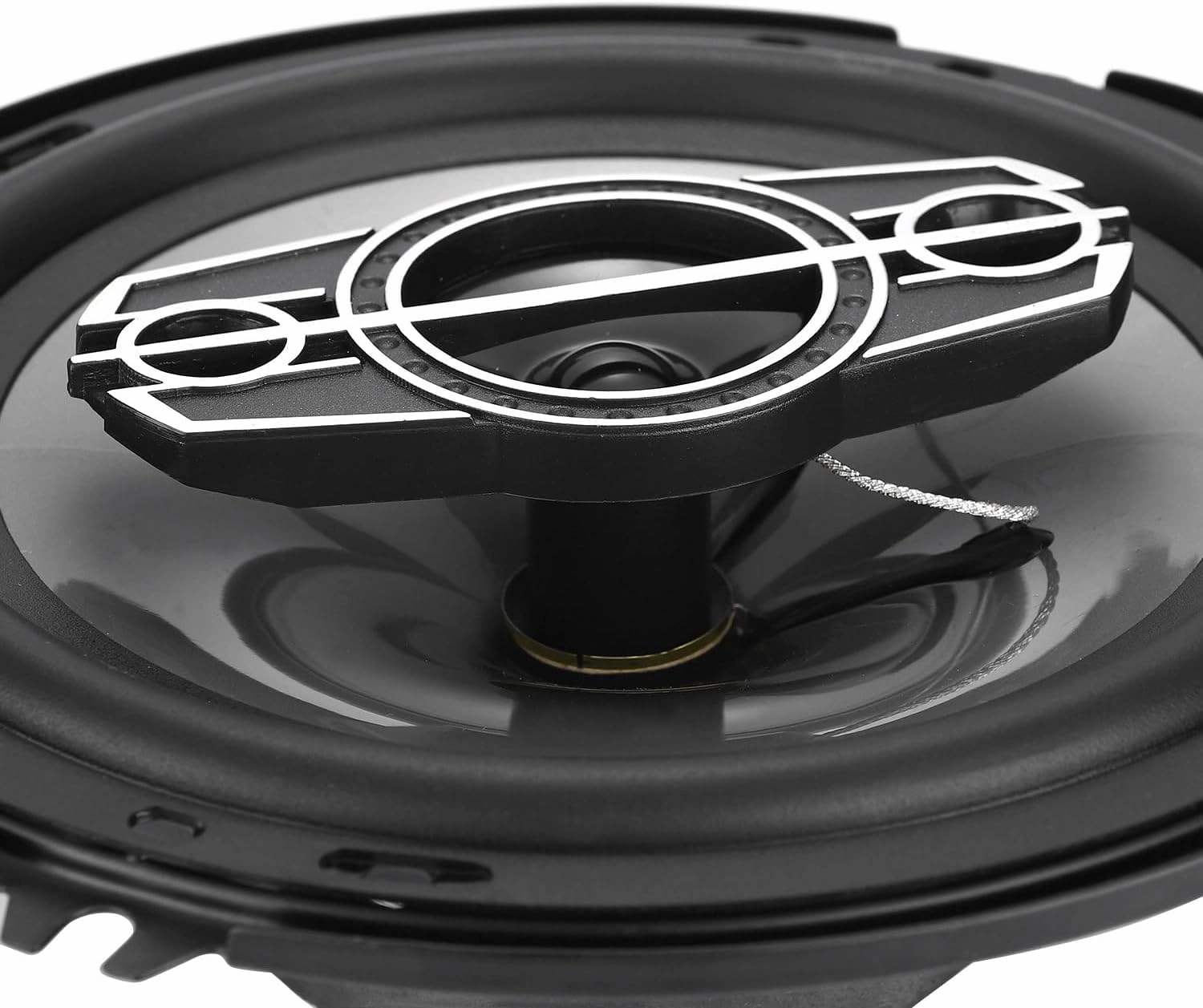 6" 4-Way Dome Tweeters Coaxial Car Speakers, 350 Watts Car Audio Speakers with PEI Dome Tweeters, 4 Ohm Vehicle Coaxial Speaker for Universal Car Stereo Speaker Replacement (Pair)