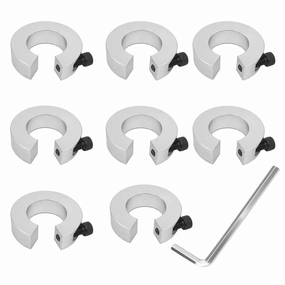 8PCS SBR20 20mm Linear Rail Stop Collars Aluminum Alloy Shaft Limit Fixing Rings CNC Parts Tool Linear Rail Shaft Stop Collars