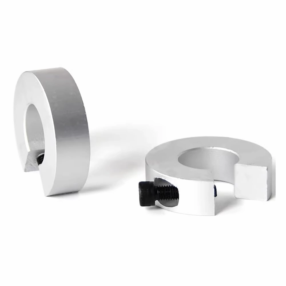 8PCS SBR20 20mm Linear Rail Stop Collars Aluminum Alloy Shaft Limit Fixing Rings CNC Parts Tool Linear Rail Shaft Stop Collars