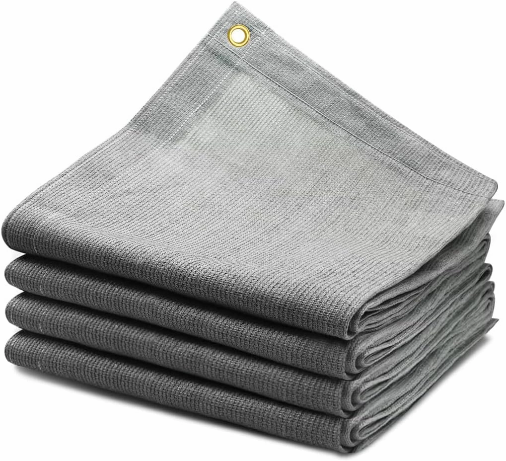 90% Sun Shade Cloth for Garden, 8X20 Ft Breathable Sunshade Fabric with Grommets, Pergola Shade Roof Cover, UV Blocking & Privacy Protection Shade Screen for Patio, Deck, Porch, Carport, Pool.