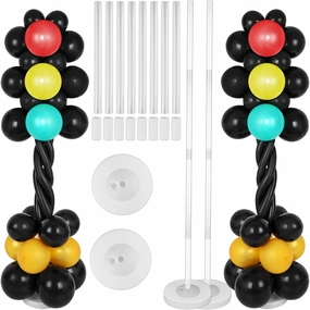 90PCS Traffic Light Balloons - Race Car Theme Birthday Party Decoration Latex Balloons Supplies for Boys Birthday Gift Race Fans Party Decor