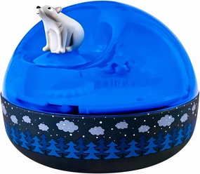 – Bear in the Ice – Night Light – Ideal for Children's Gift – Aurora Borealis Musical Projector – Rotating Figure – Batteries Included 7040