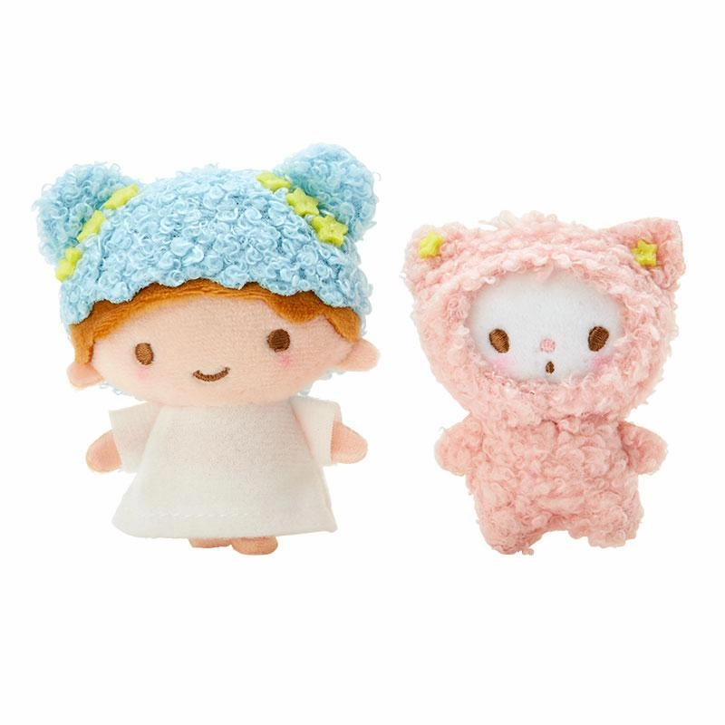 [Sanrio] Little Twin Stars - Fluffy Fancy Design Series - Mascot Brooch Set - Kiki [DEC 2023] Sanrio Original Japan