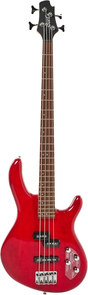 Action Bass-Plus-TR Trans Red Poplr Bd 2Bnd Act Eq P&J P/up