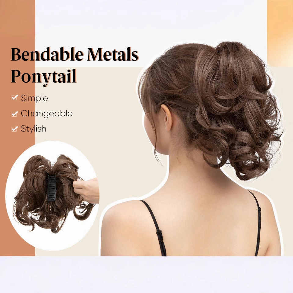 Adjustable Hair Claw Ponytail Wigs Fluffy Curly Hair Extensions Wholesale