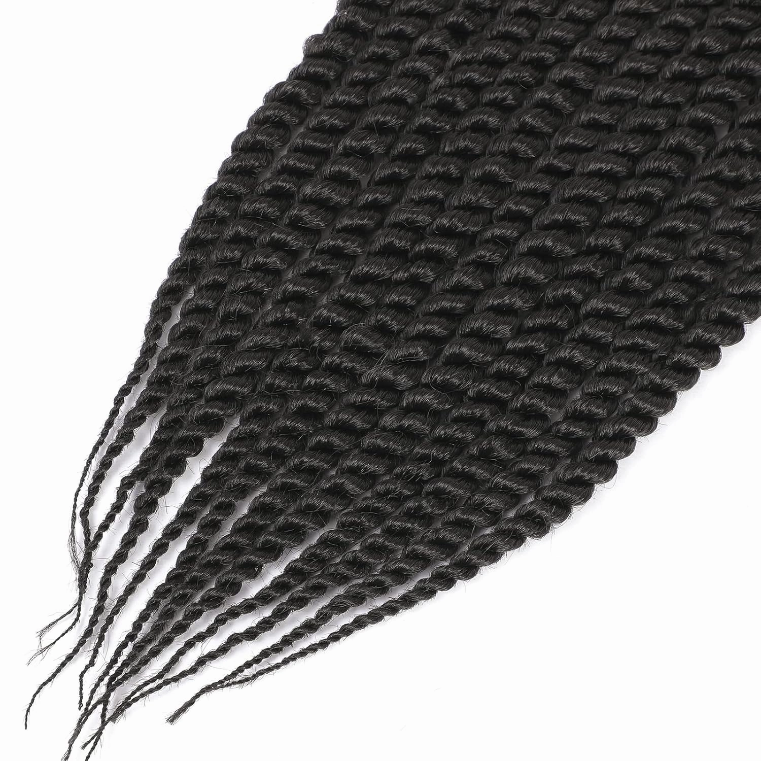 Admutty Havana Twist Crochet Hair 12 inch 6 Packs Crochet Havana Twist Senegalese Twist Crochet Hair Jumbo Havana Twist Crochet Braids (2#)