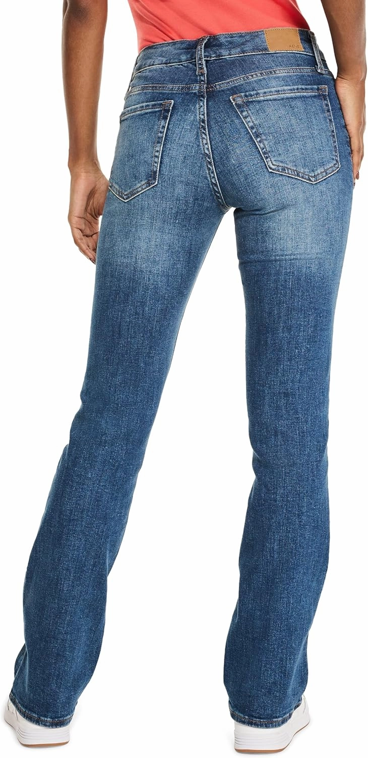 Aeropostale Women's Aero Mid Rise Bootcut Jean