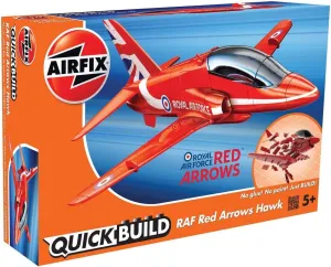 Airfix Quickbuild RAF Red Arrows Hawk Airplane Brick Building Model Kit