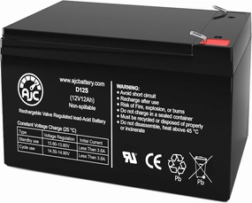 AJC Battery Compatible with Trend Times Magic Cars Mini Cooper 12V 12Ah Ride-On Toy Battery
